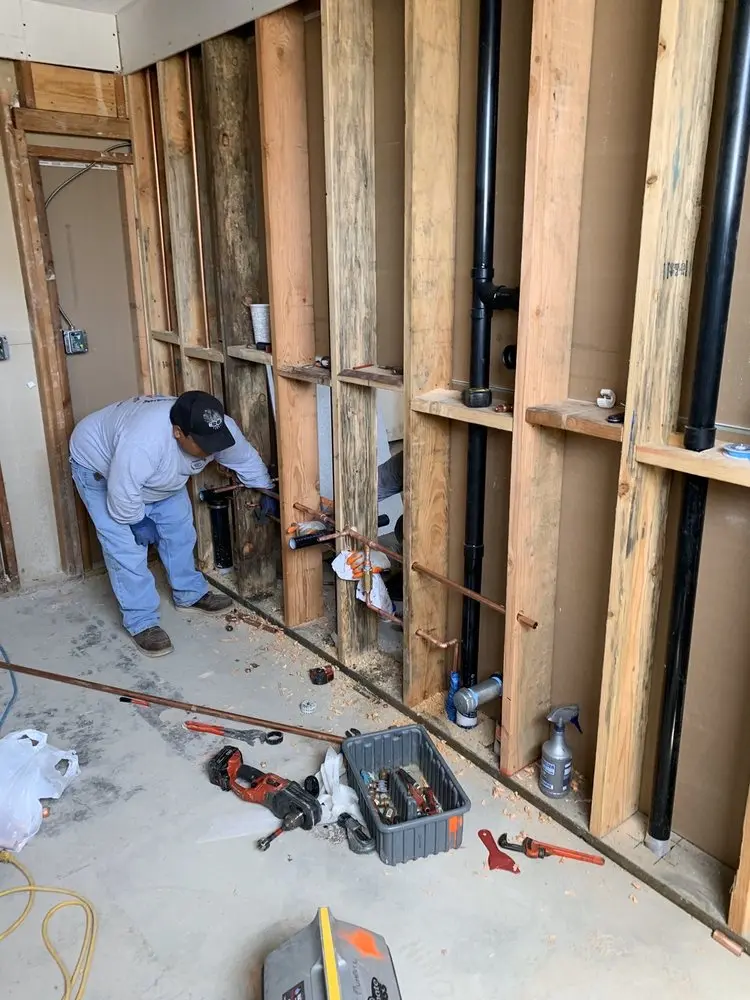 Commercial rough-in plumbing for Water Heater Replacement in Rossville